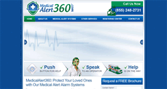 Desktop Screenshot of medicalalert360.com